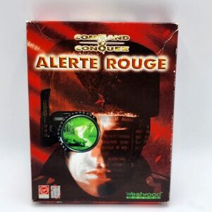 Command And Conquer Red Alert (Alerte Rouge) French Version PC‎ CD-ROM 1996